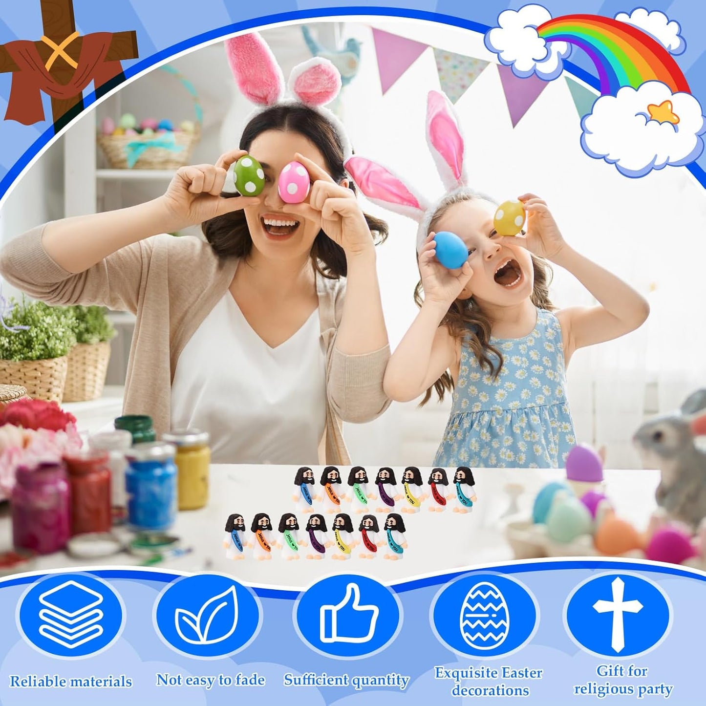 🔥Original Design Figures - Jesus Loves You💖