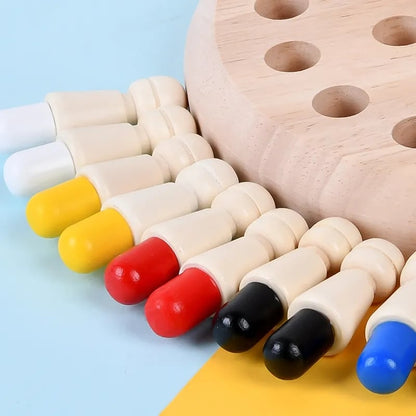 Wooden Memory Match Stick Chess Game
