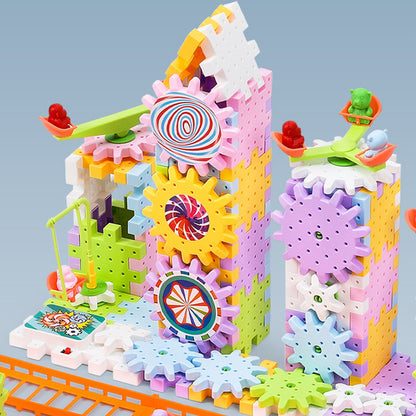 Children's Assembled Electric Gear Building Blocks