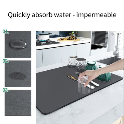 Confidentiay®2023 New Kitchen Super Absorbent Draining Mat[Buy Now 49% OFF]