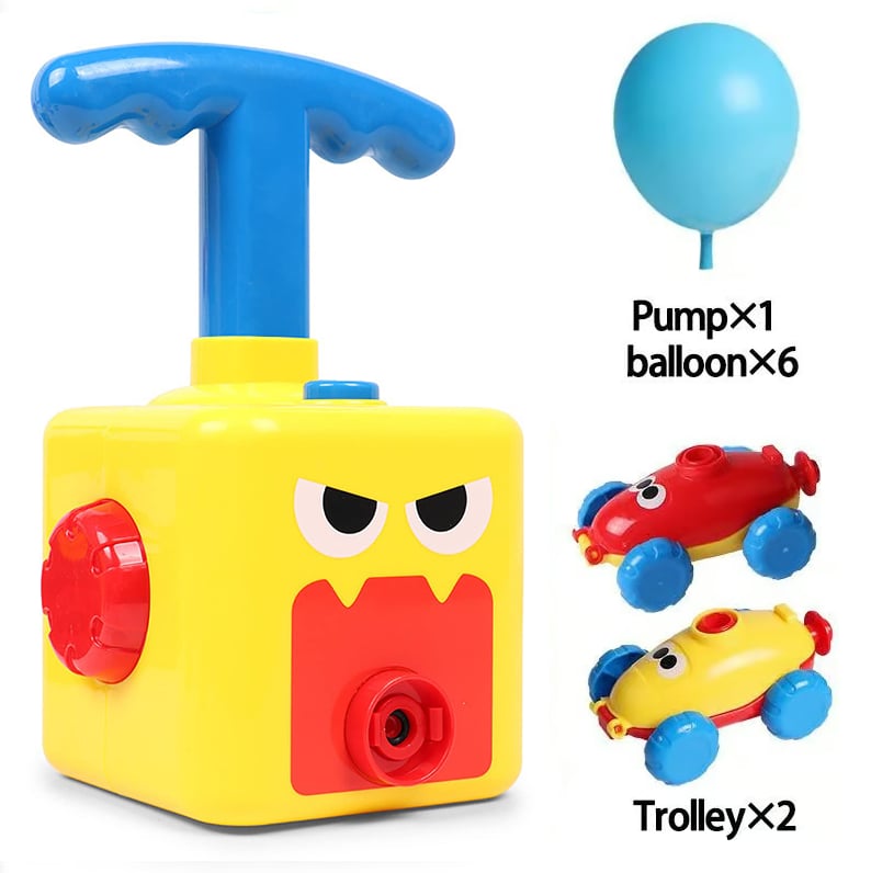 🎁Fun Packed Balloon Car Toy Pump Set